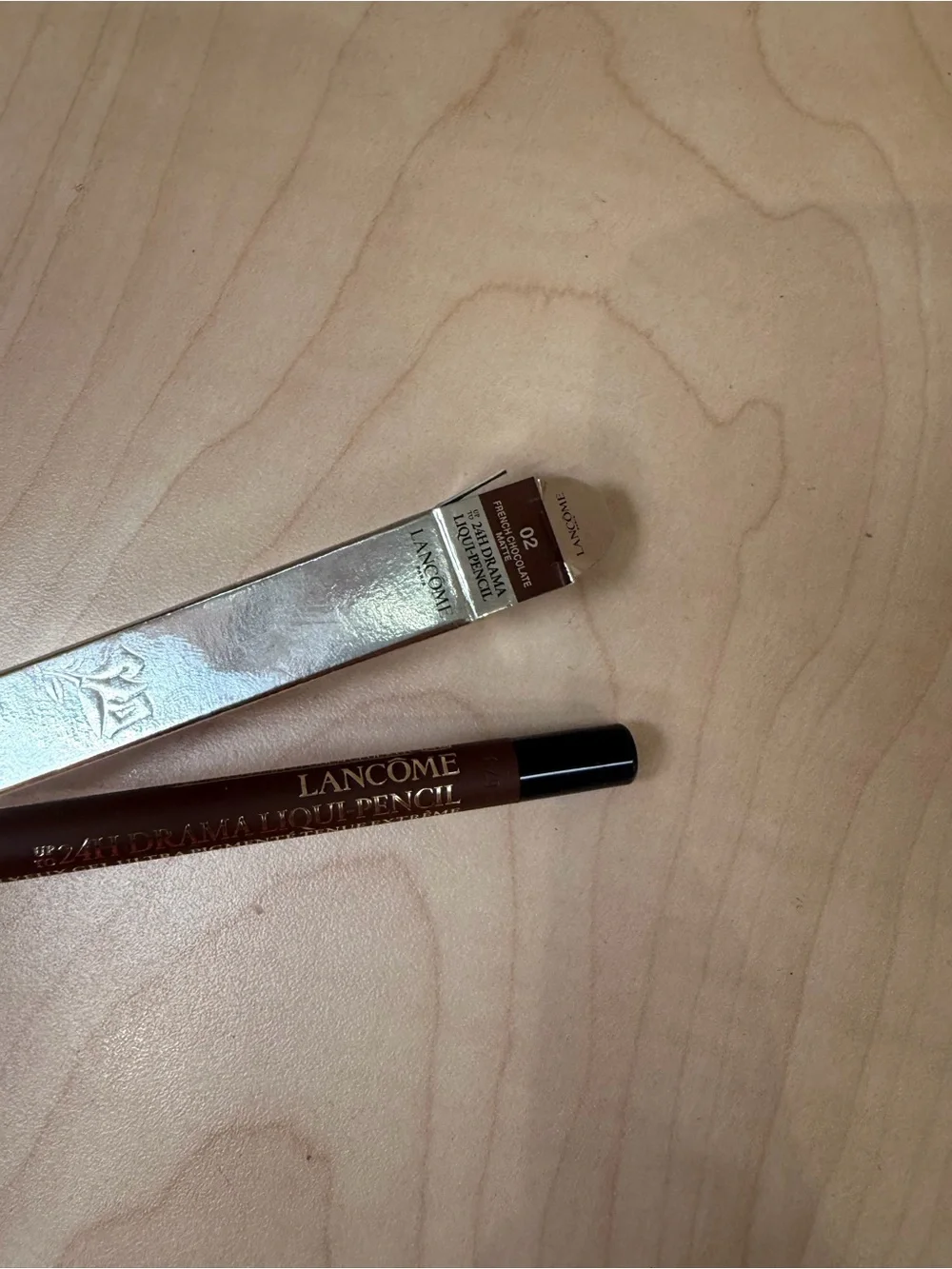 LANCOME 24H Drama Liqui-pencil Gel Eyeliner 12g/.042oz ~ #02 FRENCH CHOCOLATE